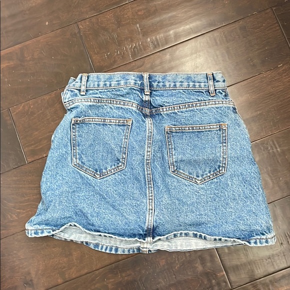 blue jean skirt - Picture 2 of 2